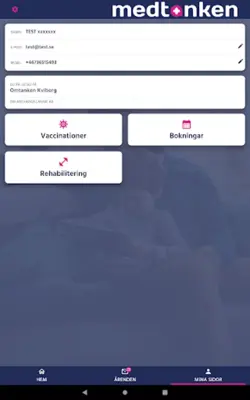 Medtanken – Digifysisk Vård android App screenshot 2