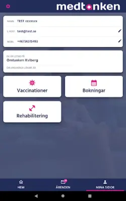 Medtanken – Digifysisk Vård android App screenshot 6