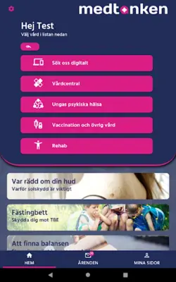 Medtanken – Digifysisk Vård android App screenshot 7